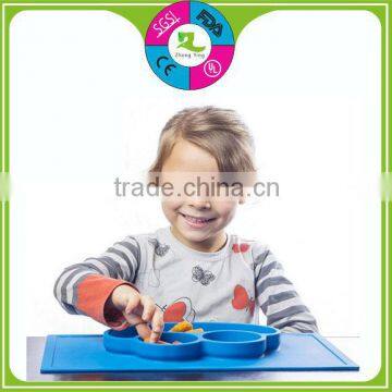 New design food grade infant Silicone Placemat and Tray