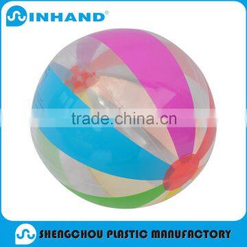 2016 fashion Eco-friendly pvc inflatable beach balls/water ball for baby