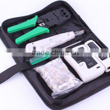 Combination type network tool set with cable tester, computer tool kit application