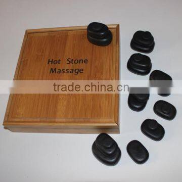 Chinese body health care Basalt Stones for 34PCS Carved Hot Stones Massage