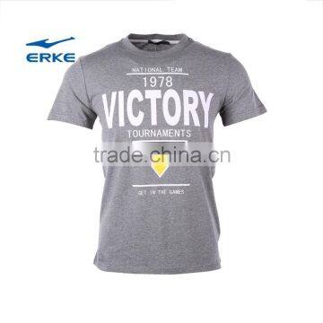 ERKE 2015 New Design Man's Fashion t Shirt Full Cotton Cheap T-shirt for Boy for Men Wholesale/OEM photo-3