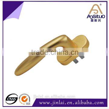 High class electroplating aluminum pull handle for casement window