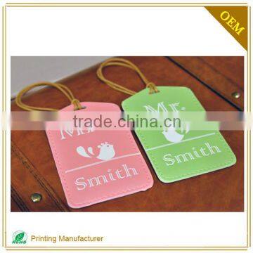 Custom Wholesale High Quality Luggage Plastic Tag