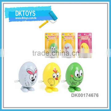 Colorful Funny Play Mini Size Plastic Wind Up Toy Egg Mini Toys