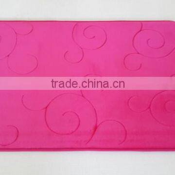 Lz-302.1 2014 100% Polyester Latest New Anti-slip Memory Form Bath Mat