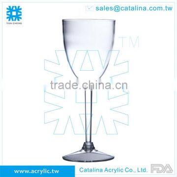 Acrylic Clear 177ml Transparent Barware Plastic Wine Glass