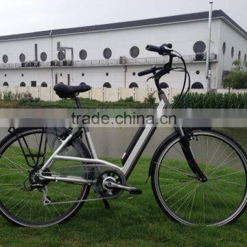 Electric city style bicycle with rear powed motot 36V 250W or 36V 350W for european market