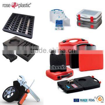 Plastic handy case packaging with handle RCEL