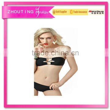 BSC064 Hot sale women sexy fission pure triangle bikini swimwear