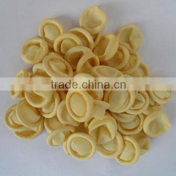 anti-static /ESD yelow/beige latex finger cot/ roll/ powder free/top fit/hand protection