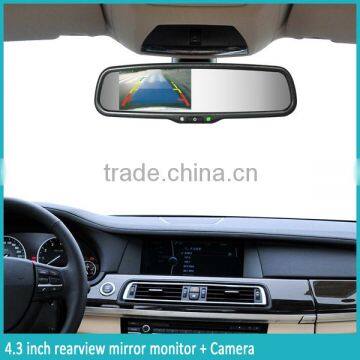 Germid 4.3inch Rearview Mirror Ultral-high Brightness Monitor With Parking Sensor