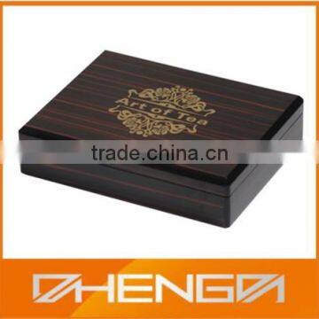 Hot!!! Customized Made-in-China Elegant Wooden Grain Precious Packaging Logo Printing Tea Gift Box (ZDW13-T024)