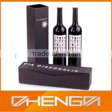 Best Sell factory customized cardboard gift boxes for wine bottles (ZDS-F384)