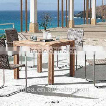 outdoor dining set stainless steel dining rattan chairs