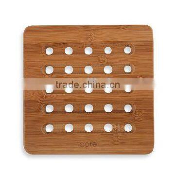 2015 NEW Totally Weddding Gift Kitchen Set of 3 Bamboo Wood Tableware Trivet Coaster Placemat Set photo-2