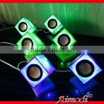 2015 wholesale promotional gift portable RGB computer speakers for new market