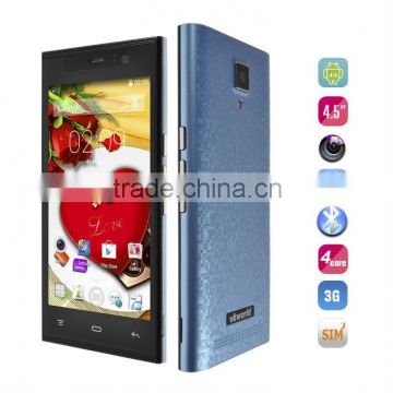 4.5 inch mobile phone with MTK6582 quad-core android 4.4 vk-460