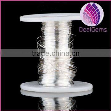 wholesale high quality 1mm silver wire jewelry finding