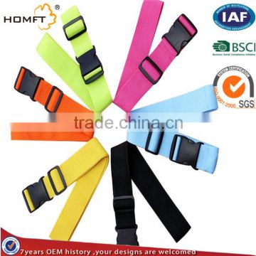 Mix color can print logo Elastic luggage belt