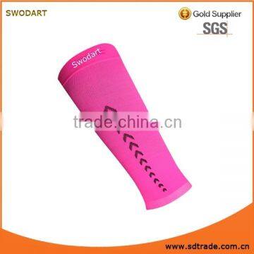 Girls Pink Sports Compression Calf Sleeve Custom Leg Sleeve