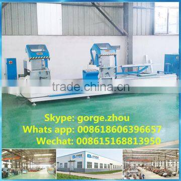 Aluminum profile cutting saw machine for manufacturing windows