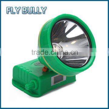 3w solar rechargeable led coal miners headlamp