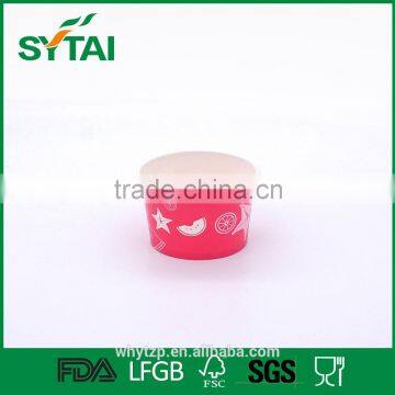 Popular Custom Printed Paper Ice Cream Cup With Lids