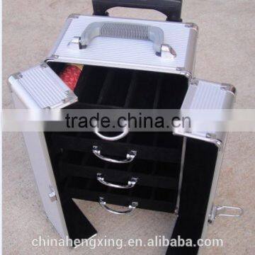 HX-L2451,Aluminum tool case,heavy duty aluminum means cabinet trolley