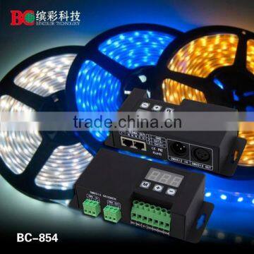 BC-854 Support RJ 45 Port DC12-24V 4 Channels Rgbw Dmx512 Decoder photo-2