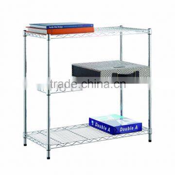 3 Tier Chrome Storage Shelf Cabinet