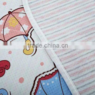 New Arrival Umbrella Printed 100% Cotton Knitted Blanket/Thin Quilt photo-2