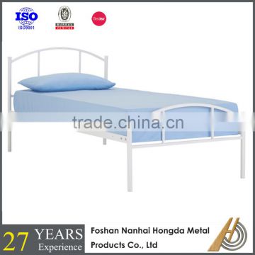 cheap metal white single beds