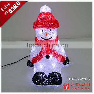 Small led motif snowman for festival decoration Sales at $38 only