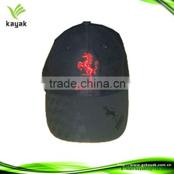 Black snapback printing cycling cap