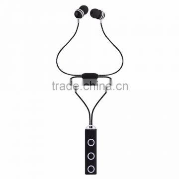 Hot New Products for 2016 wireless Protable Stereo magnet earphone bluetooth with Mic