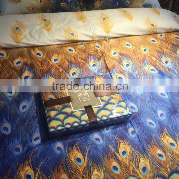 Sublimation print Bed Sheet Set, Custom made Digital Print Bed Sheet