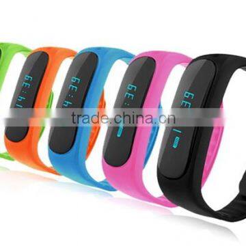 Digital 0.84" Bluetooth OLED Smart Bracelet E02 Fitness Tracker Wristband Smart Bracelet With Heart Rate Monitor photo-2