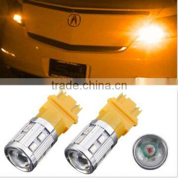 RV LED Light T25 3157 3156 3157 3156 5630 SMD12 Yellow Amber Car Auto Light Source Turn Signal Parking L