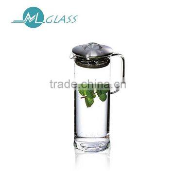 glass teapot with strainer 1000ml 6039