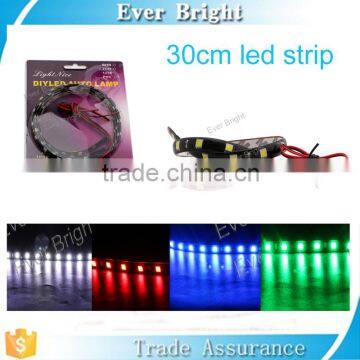 Super bright 30cm LED Daytime Running light DRL Waterproof 5050 Car Auto Decorative Flexible Strip Fog lamp