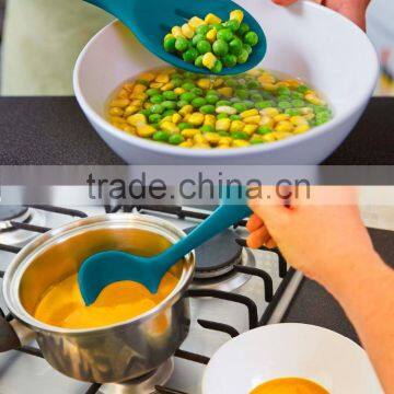 Silicone Kitchen Utensil Set (5 Piece) in Hygienic Solid Coating + Bonus 101 Cooking Tips photo-4