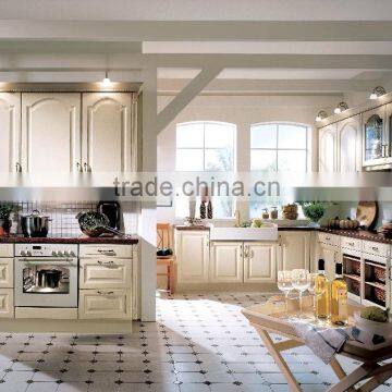 American kitchen cabinet with MDF High glossy white ,quartz bench top american wooden kitchen cabinet