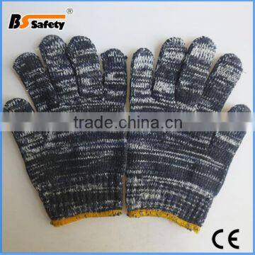 BSSAFETY 70g dark color thick nylon cotton working glove