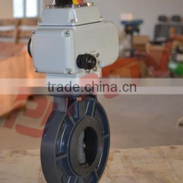 best sale acidproof electric dn100 pn16 butterfly valve