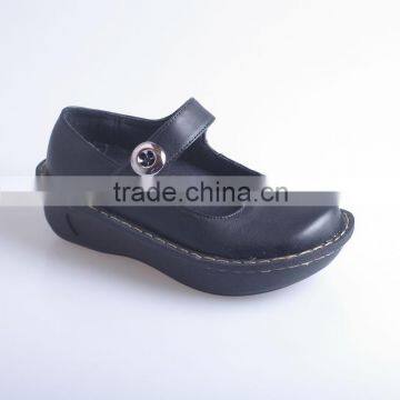 2014 new model unit slip on school shoes for girls