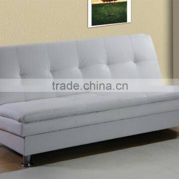 Storage function sofa bed, Contemporary stylish design sofa, White sofa bed