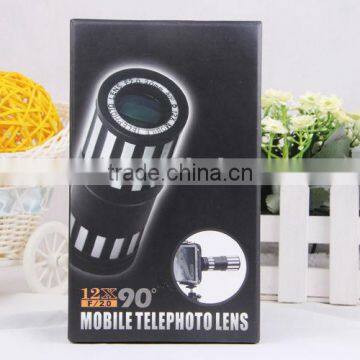 Brand New 12X Optical Zoom Telescope Lens + Mini Tripod For IPhone6/iPhone6 Plus