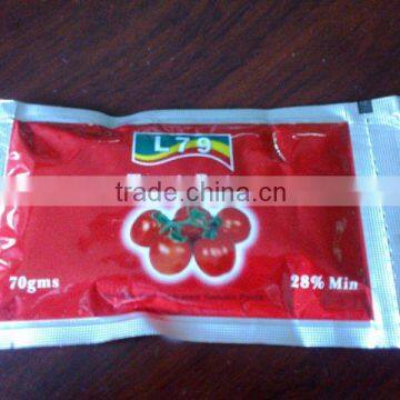 50g tomato ketchup in sachet china tomato paste