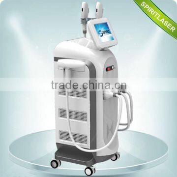 Powerful 3 in 1 Multi-function Machine Movable Screen 10HZ ipl hair removal skin care machine