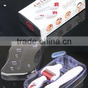 Luxury Titanium Micro Needle 4 in 1 Derma Skin Roller 0.5mm For Acne,Derma Wrinkles,Scar,Body Slimming photo-2